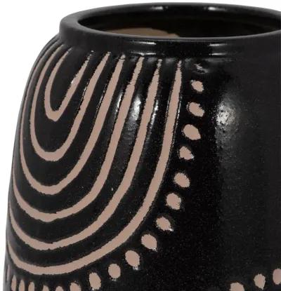 Cer Tribal Arch Vase