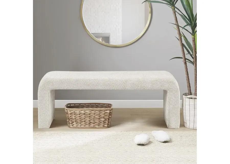 Boucle Waterfall Bench