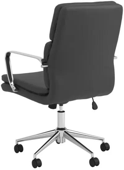 Adamstown Standard Back Upholstered Office Chair Black