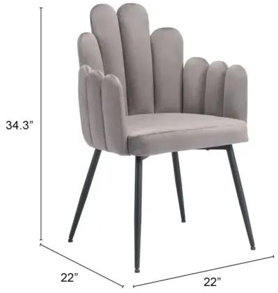 Noosa Dining Chair (Set of 2) Gray