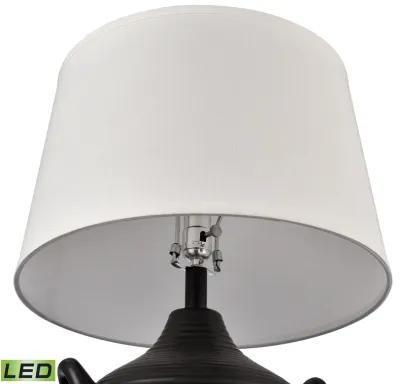 Oxford 25'' High 1-Light Table Lamp - Black - Includes LED Bulb