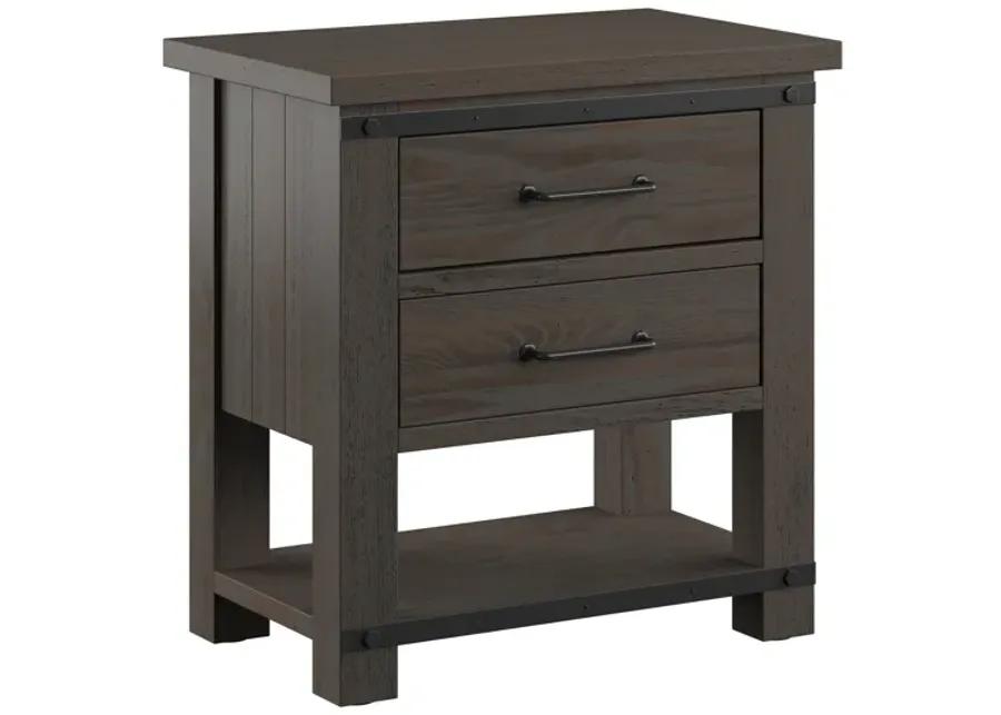 Newton 2-Drawer Nightstand