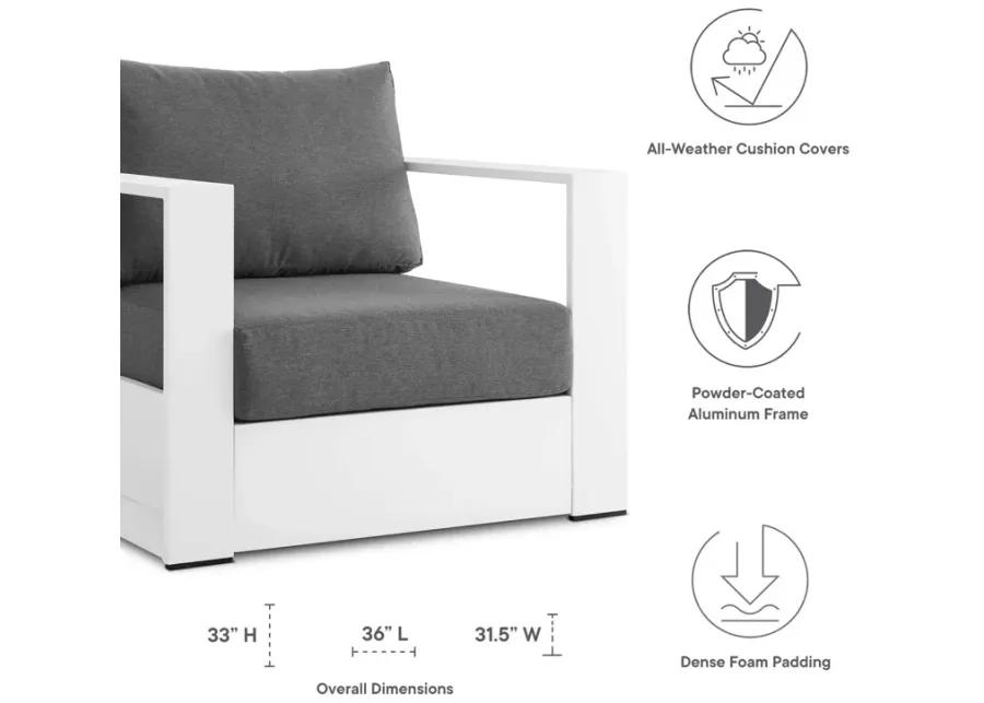 Tahoe Powder-Coated Aluminum Outdoor Armchair