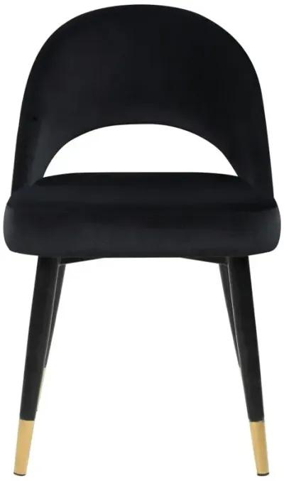 Kaison Arched Back Upholstered Side Chairs Black (Set of 2)