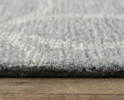 Harmony Gray  Wool 5' x 7'6" Rectangle Rug