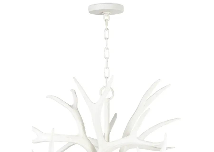 Antler Chandelier (White)