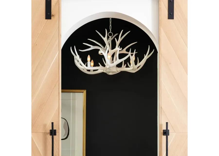 Antler Chandelier (White)