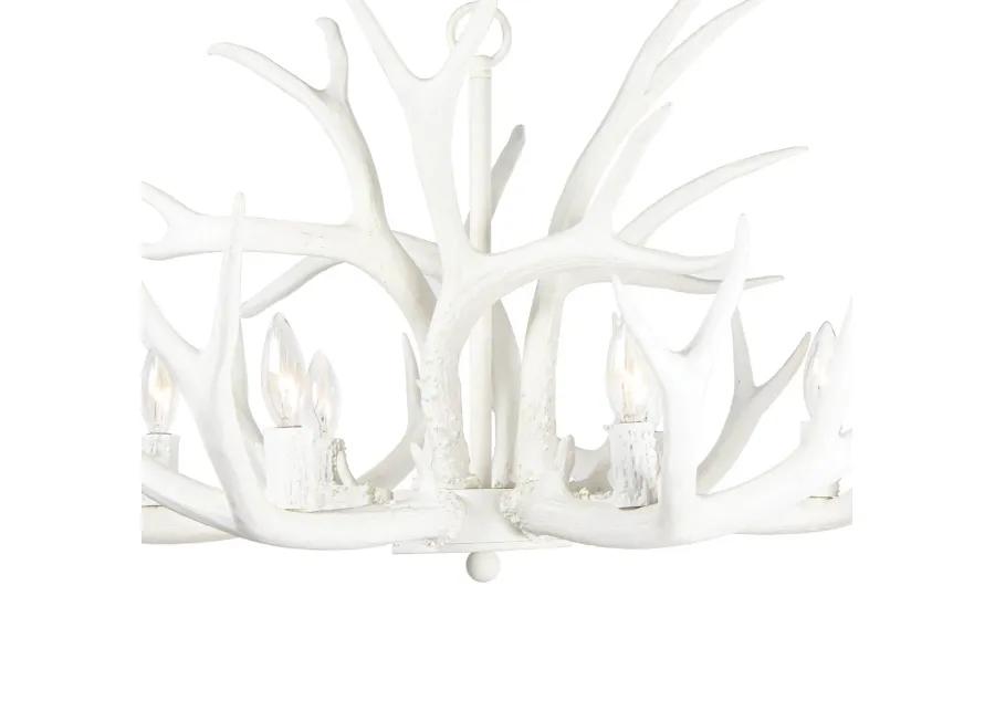 Antler Chandelier (White)