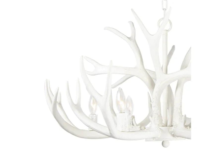 Antler Chandelier (White)