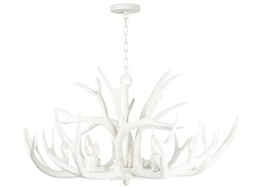 Antler Chandelier (White)