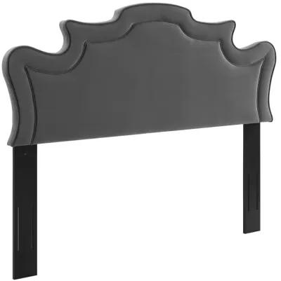 Evangeline Performance Velvet Full/Queen Headboard