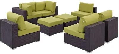 Convene 8 Piece Outdoor Patio Sectional Set