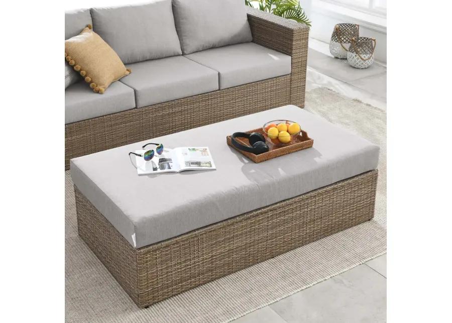 Convene Outdoor Patio Outdoor Patio Rectangle Ottoman