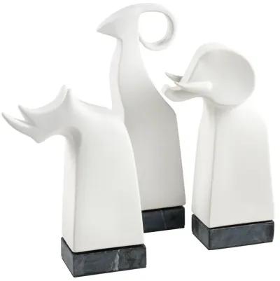 Serengeti Ram Sculpture - Set of 2