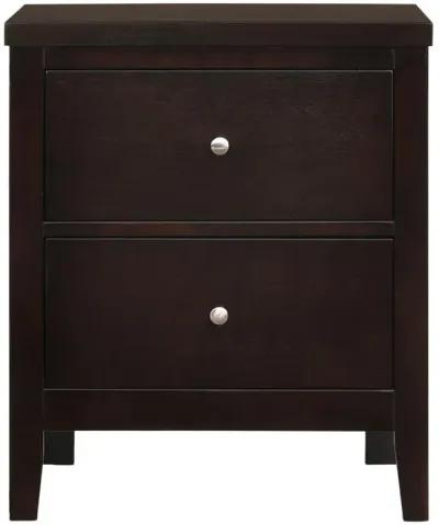 Carlton Bedroom Set with Upholstered Headboard Cappuccino