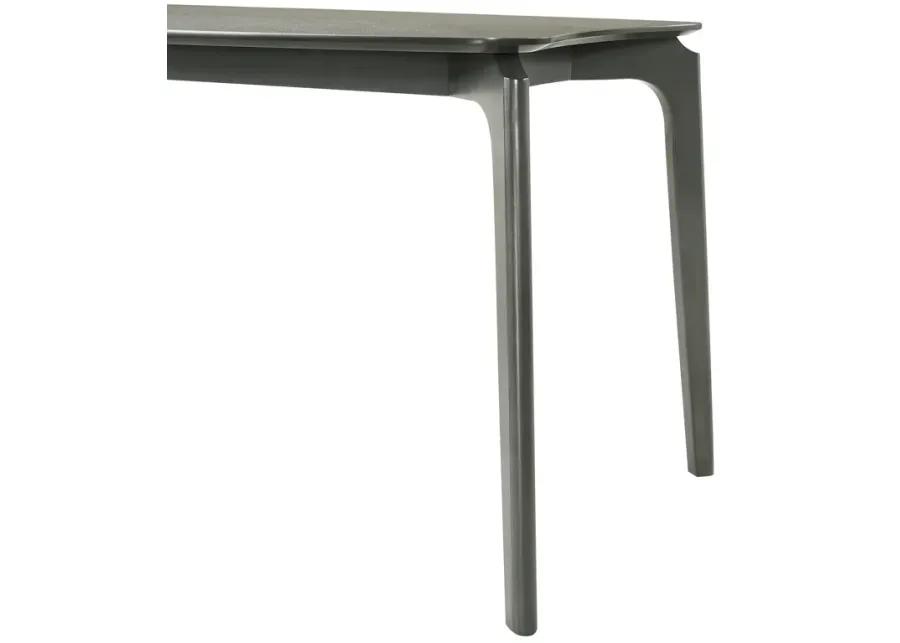 Kalia Wood Dining Table in Gray Finish