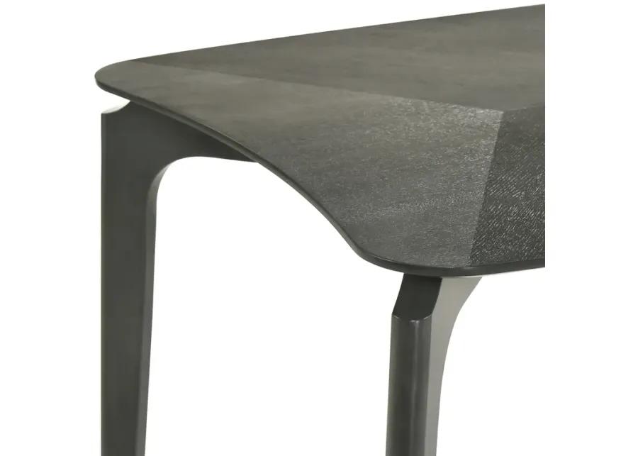 Kalia Wood Dining Table in Gray Finish