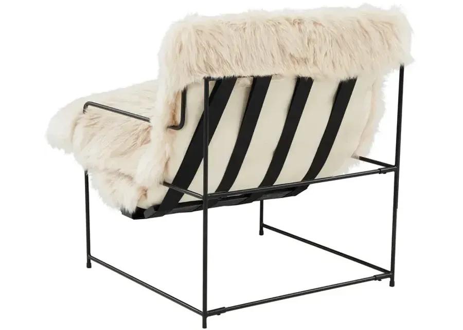 Kimi Natural Genuine Sheepskin Chair