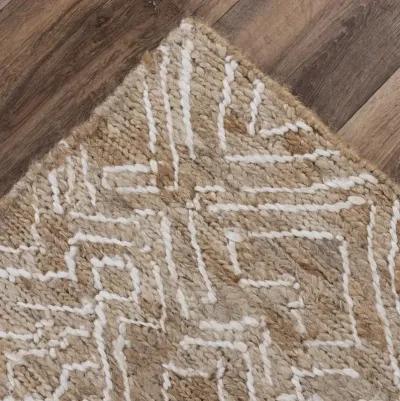 Bengal Natural/Beige  Jute 9'x12' Rectangle Rug