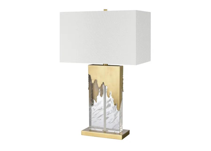 Custom Blend 28" High 1-Light Table Lamp - Clear