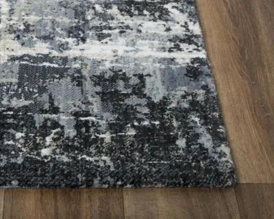 Elite Gray  Recycled Polyester 5'2" x 7'9" Rectangle Rug