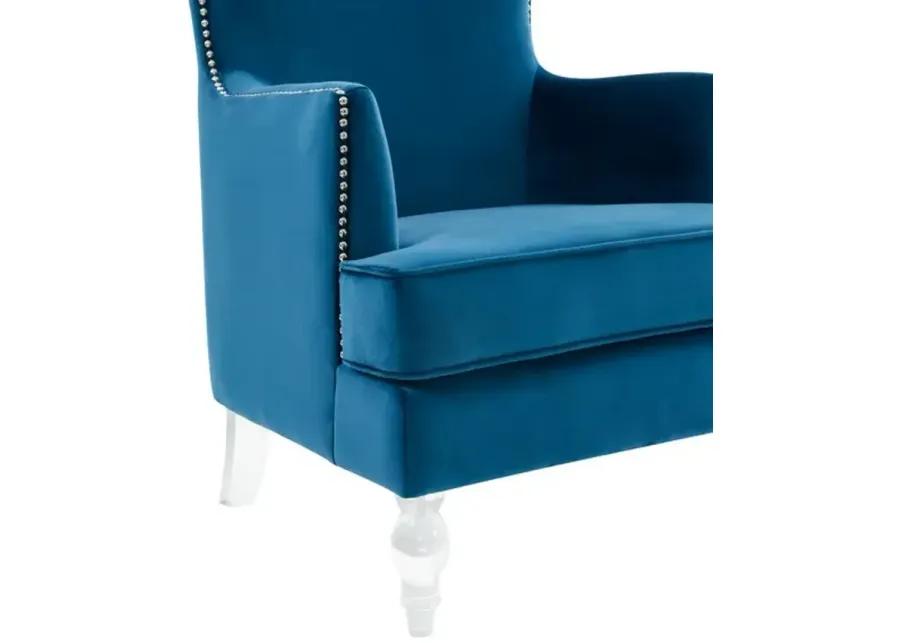 Geode Modern Wingback Chair