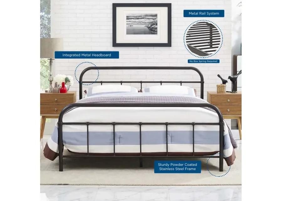 Maisie Queen Stainless Steel Bed Frame