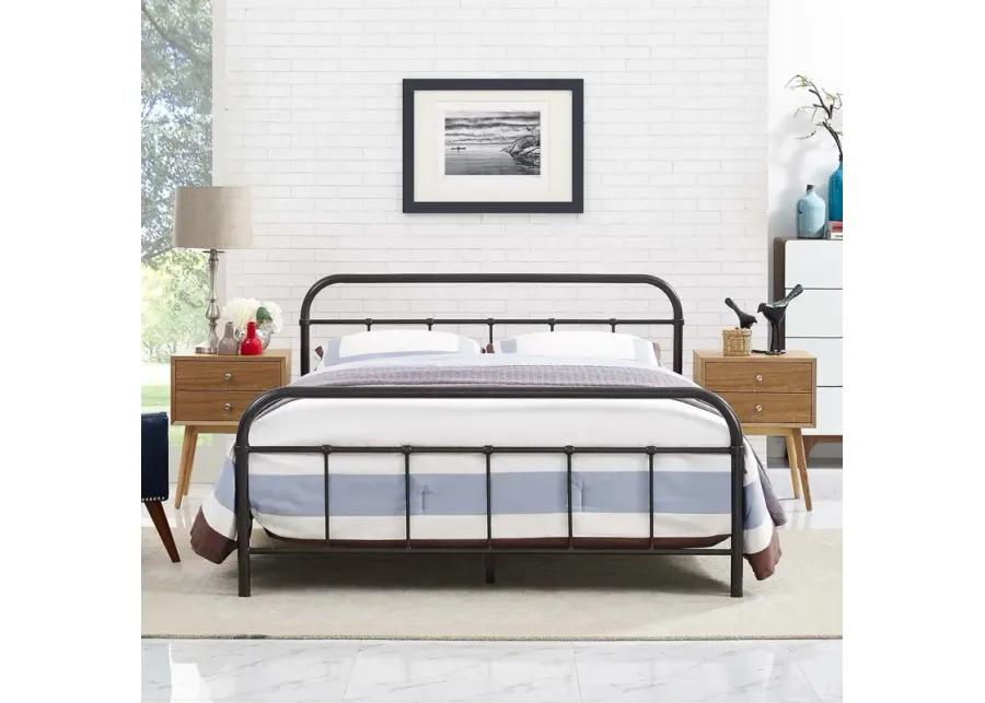 Maisie Queen Stainless Steel Bed Frame