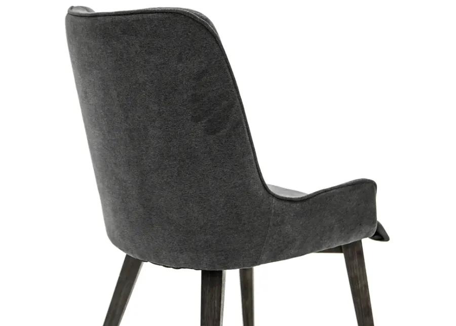 Alana Charcoal Upholstered Dining Chair - Set of 2