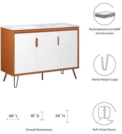 Energize 48" Double Sink Bathroom Vanity