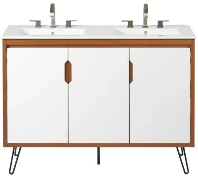 Energize 48" Double Sink Bathroom Vanity