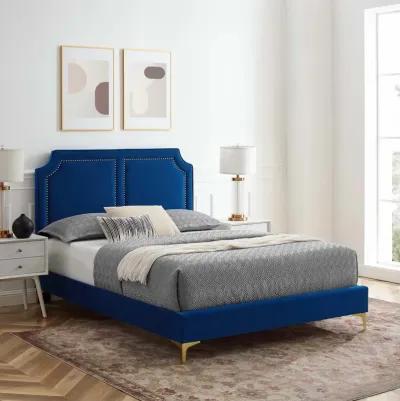 Novi Performance Velvet Twin Bed