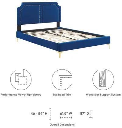 Novi Performance Velvet Twin Bed