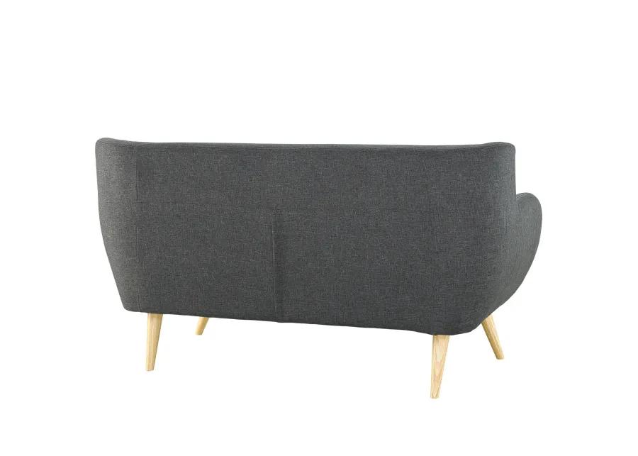 Remark Upholstered Fabric Loveseat