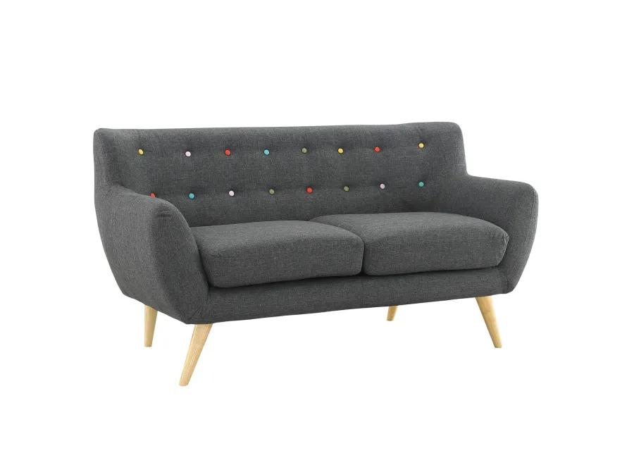 Remark Upholstered Fabric Loveseat