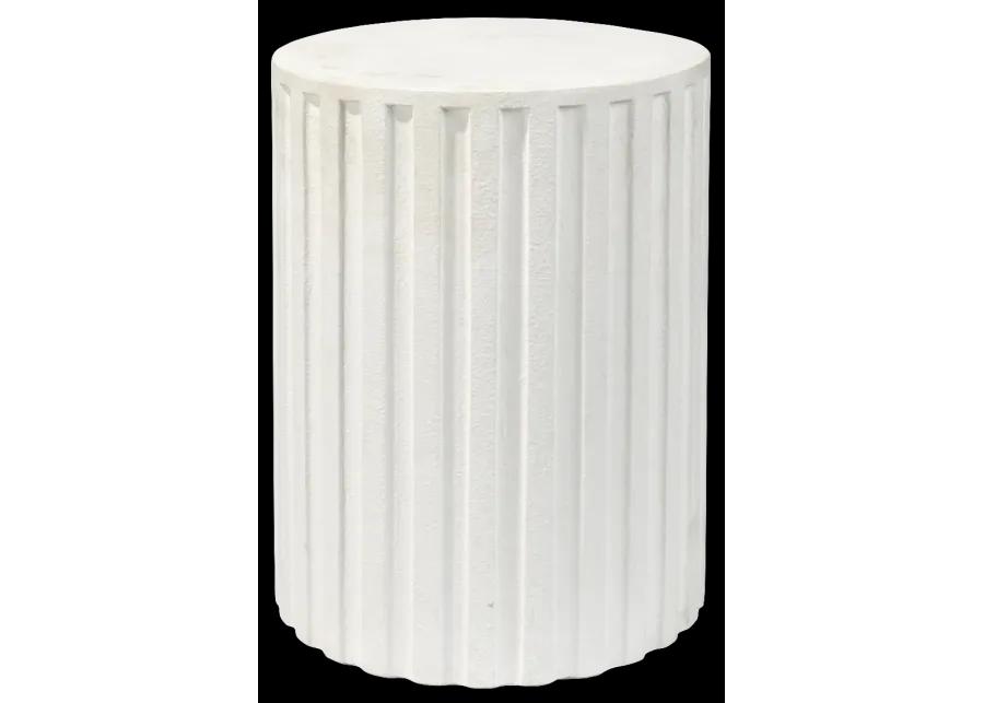 Fluted Column Side Table