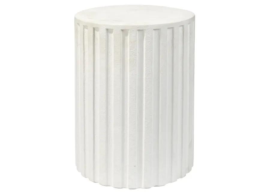 Fluted Column Side Table