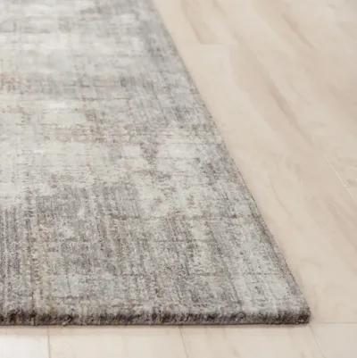 Ankara Gray Abstract Recycled Polyester 2'6" x 8' Runner Rug