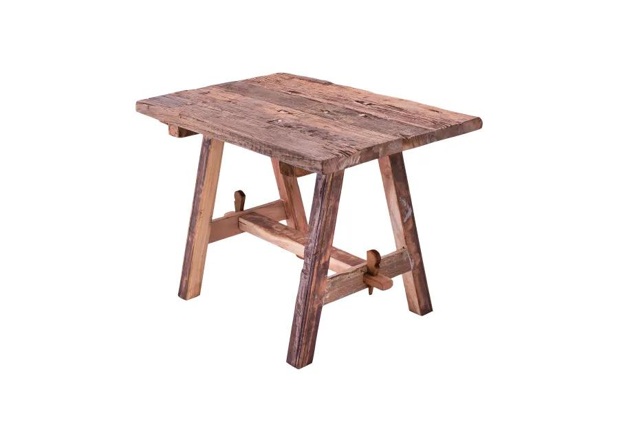 Rustic Table with Bench