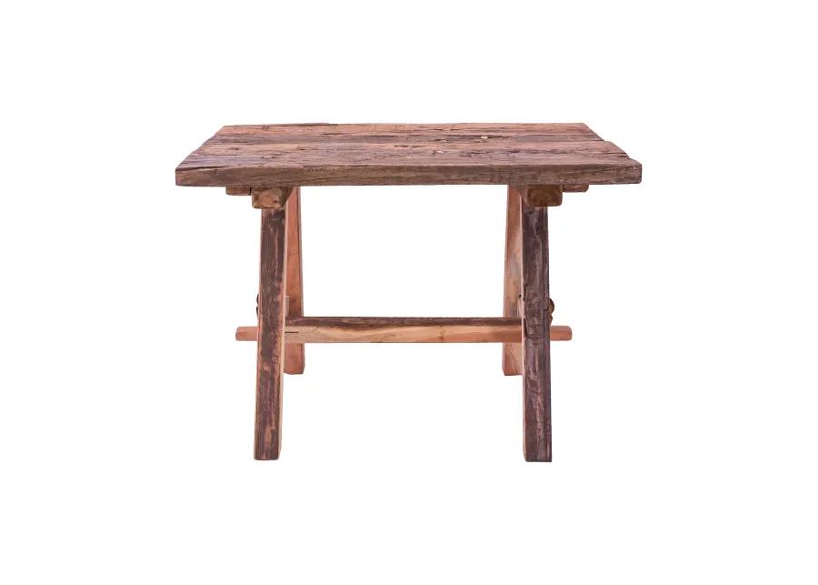 Rustic Table with Bench