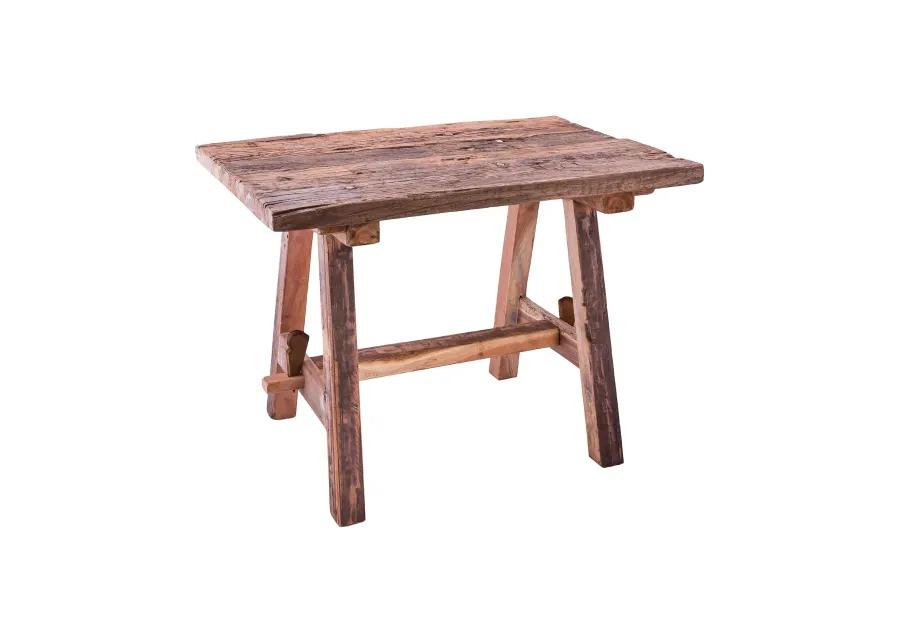 Rustic Table with Bench