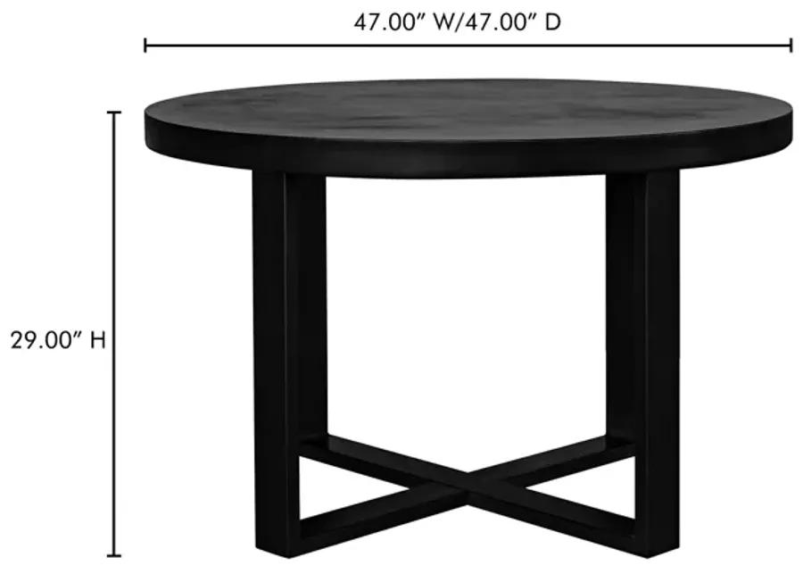 JEDRIK ROUND OUTDOOR DINING TABLE