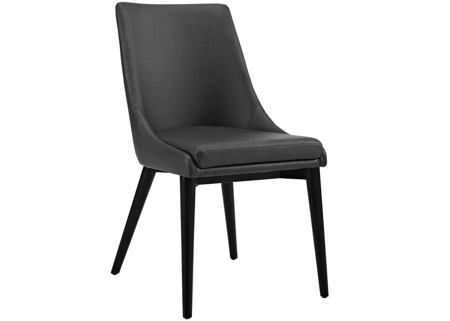 Viscount Dining Side Chair Vinyl Set of 2