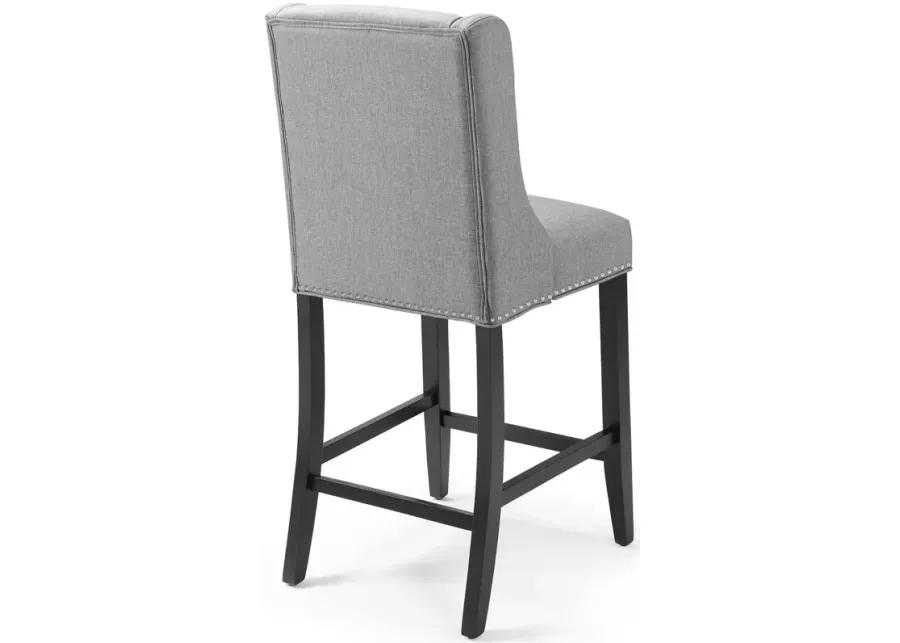 Baron Counter Stool Upholstered Fabric Set of 2