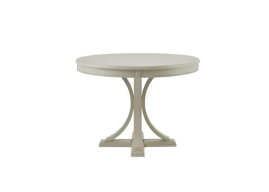 Madison Park Signature Helena Antique Cream Round Dining Table