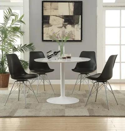 Holland round Dining Table White