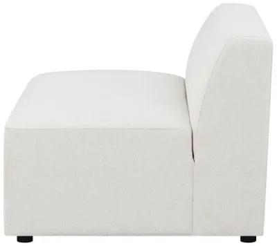 Deonte Upholstered Tight Back Armless Chair 