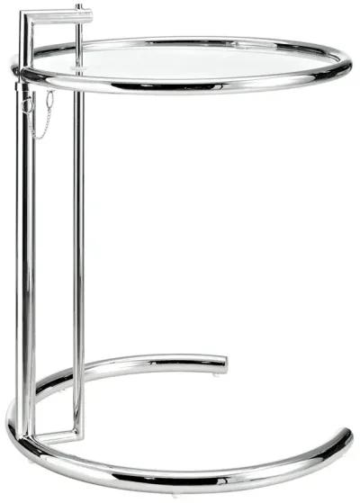 Eileen Gray Chrome Stainless Steel End Table