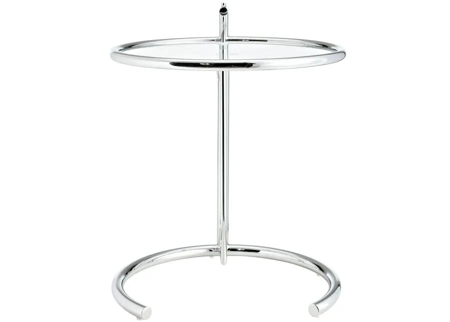 Eileen Gray Chrome Stainless Steel End Table