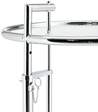 Eileen Gray Chrome Stainless Steel End Table